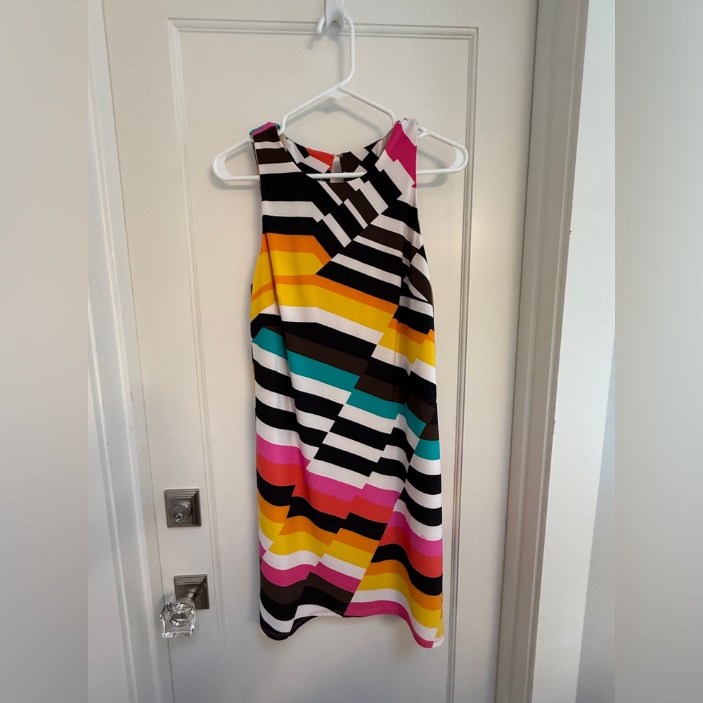 Trina Turk Black and Cream Dress